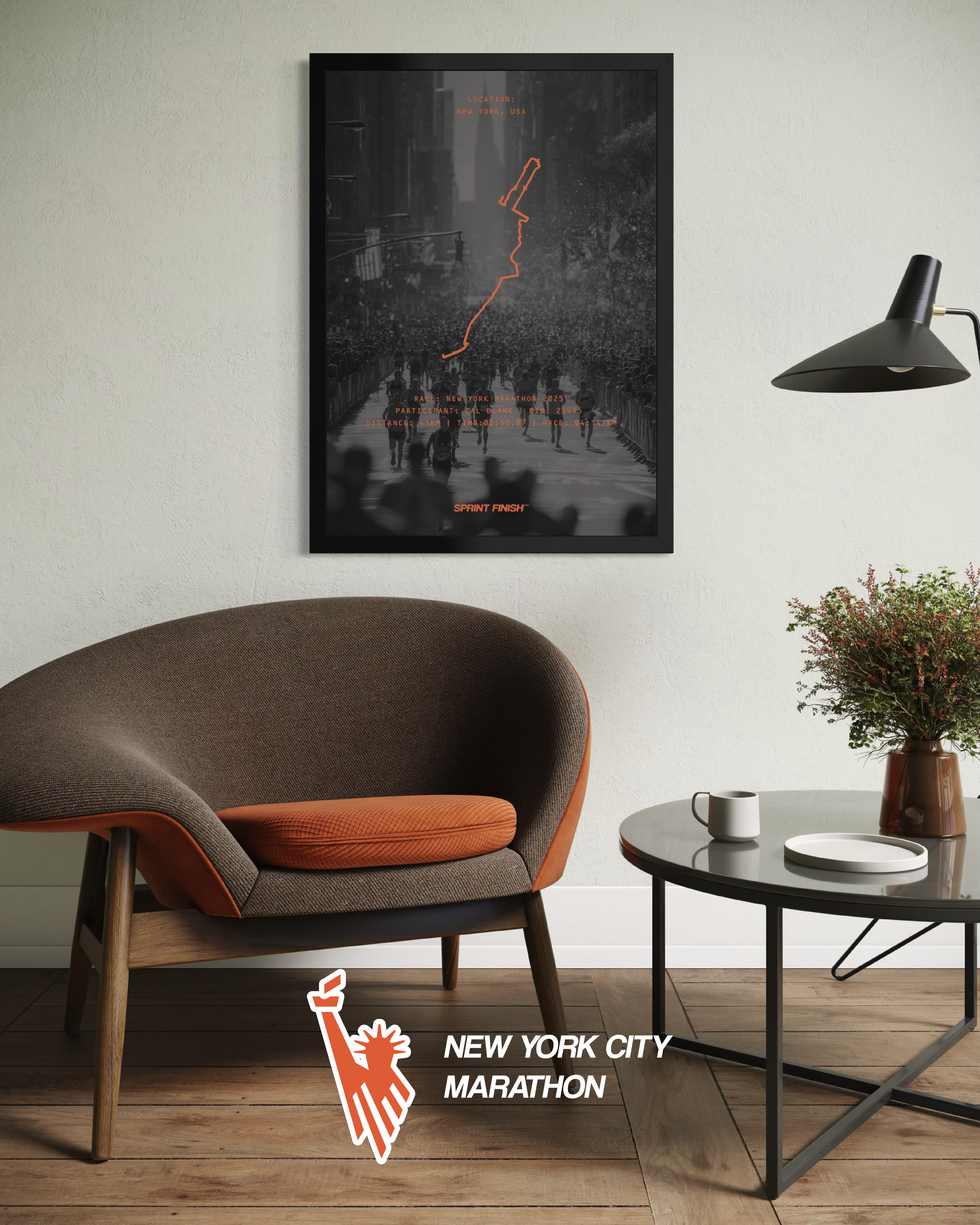 Celebrate the New York Marathon with a Custom Race Print