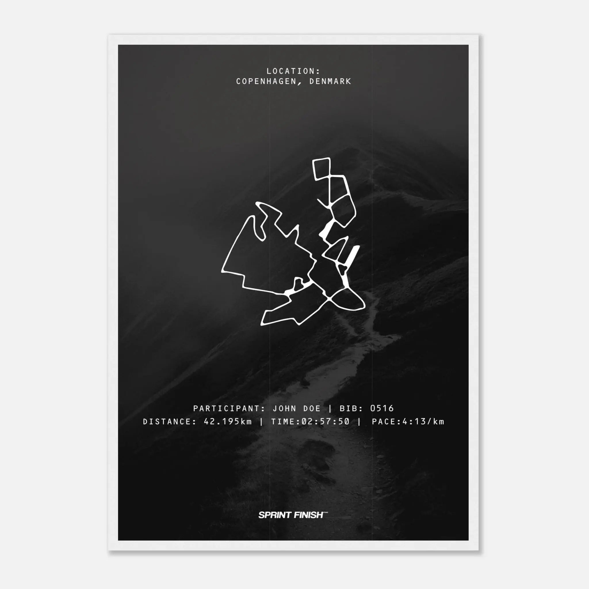 Trail Run - Studio Background