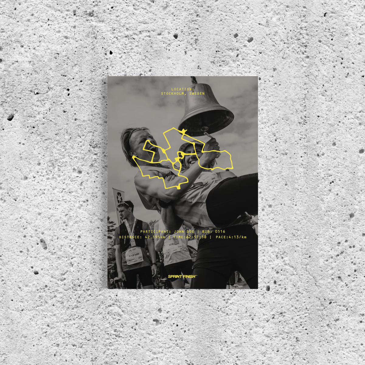 Running wall art