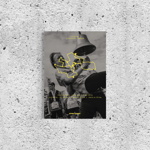 Running wall art